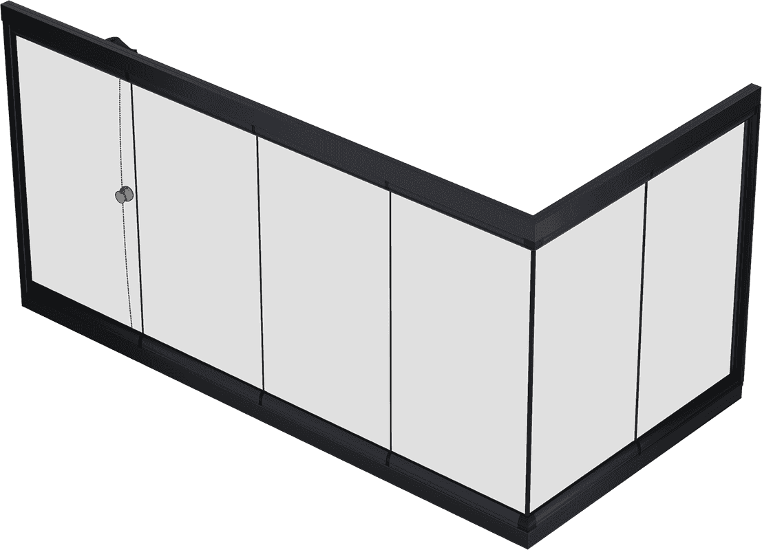 Balkon 90° Demi-angle